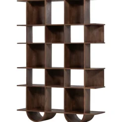 Woood Boekenkast Sinne Hout Walnoot 180x130cm