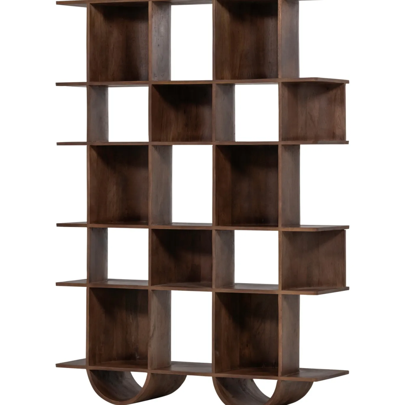 Woood Boekenkast Sinne Hout Walnoot 180x130cm