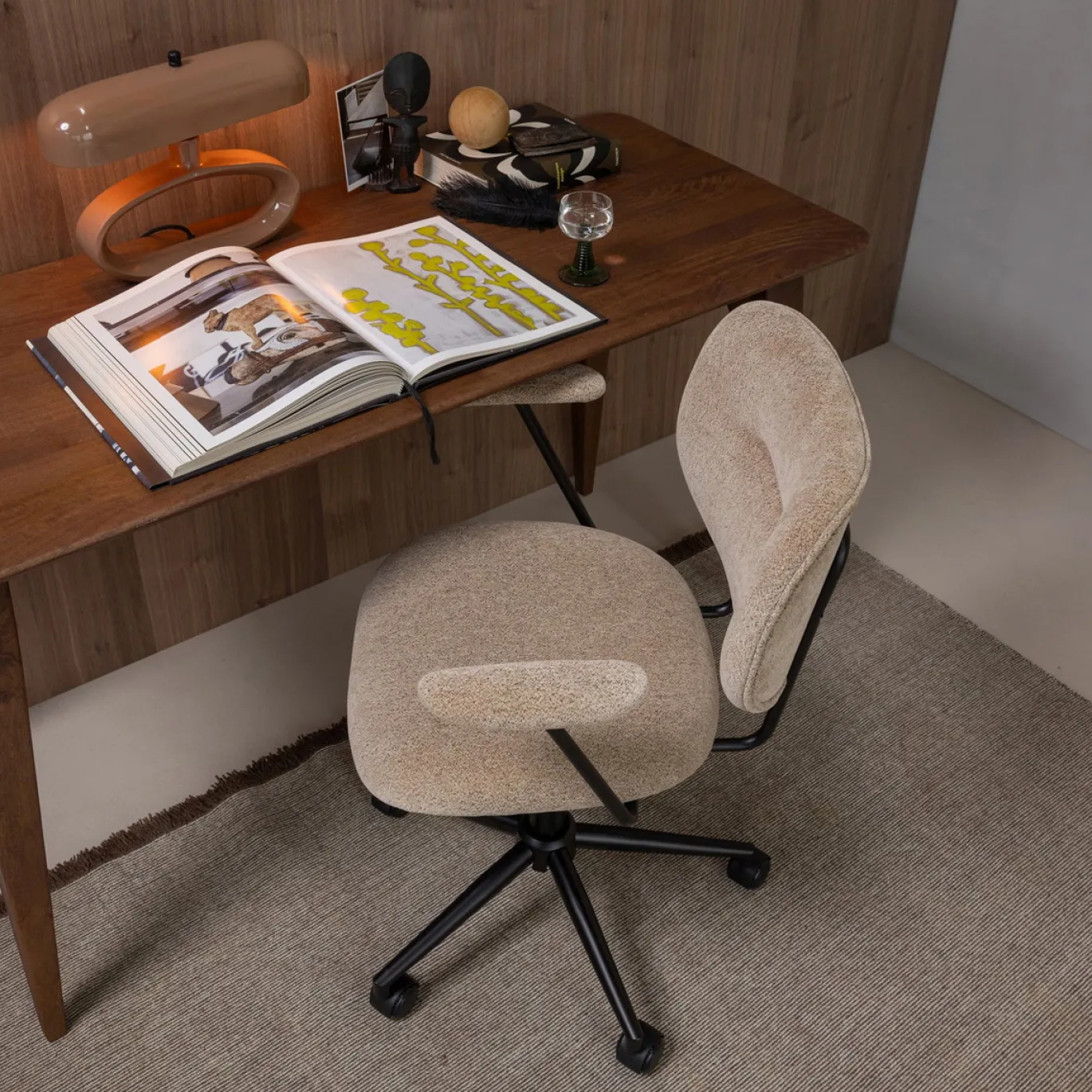 Woood Bureau Rubo Mangohout Bruin