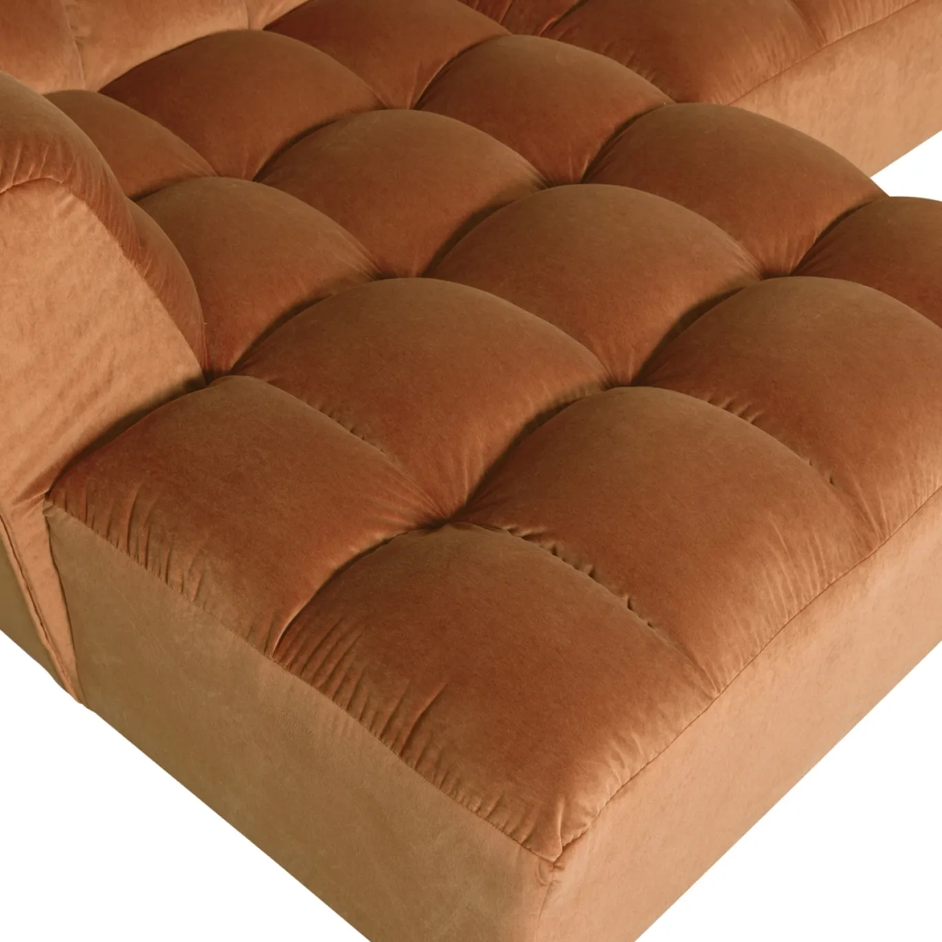 Woood Chaise Longue Allure Links Velvet Terra