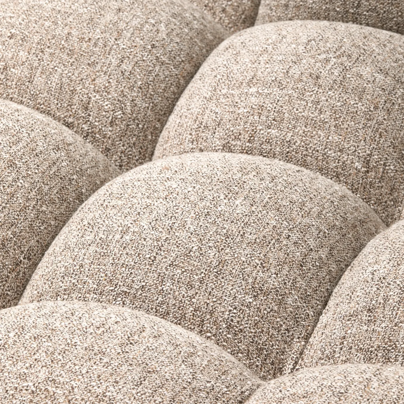 Woood Chaise Longue Allure Links Geweven Stof Naturel Melange