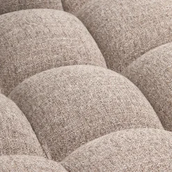 Woood Chaise Longue Allure Rechts Geweven Stof Bruin Melange