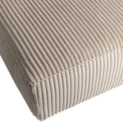 Woood Chaise Longue Bank Bean Links Ribstof Travertin