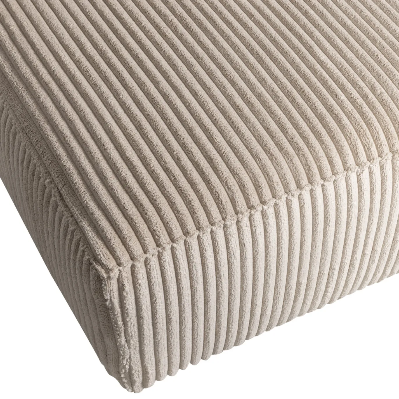 Woood Chaise Longue Bank Bean Links Ribstof Travertin