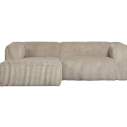 Woood Chaise Longue Bank Bean Links Ribstof Travertin