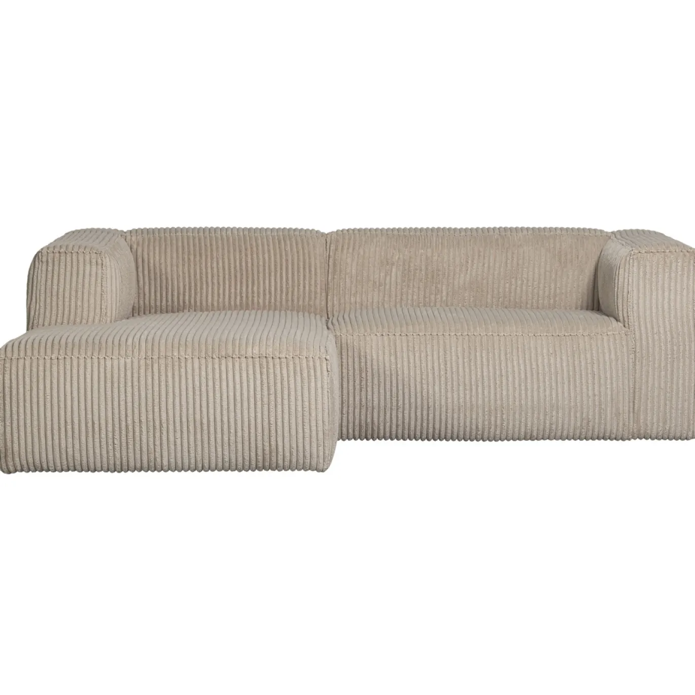 Woood Chaise Longue Bank Bean Links Ribstof Travertin