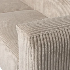 Woood Chaise Longue Bank Bean Links Ribstof Travertin