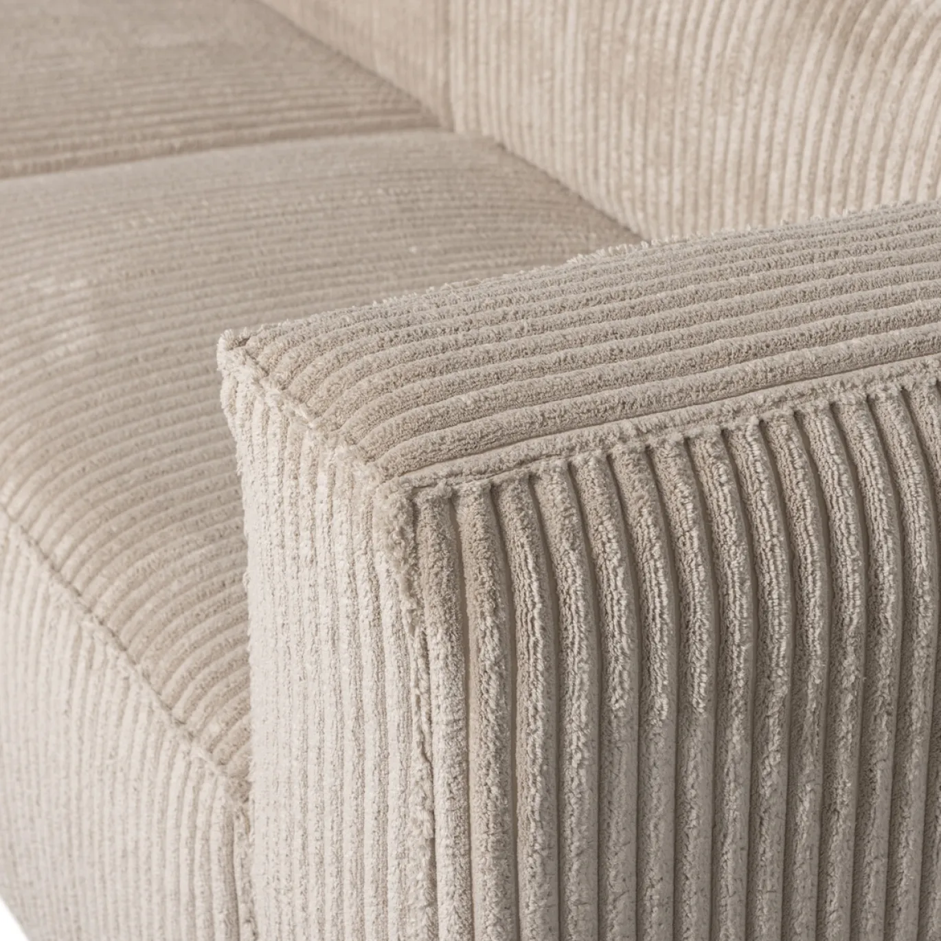 Woood Chaise Longue Bank Bean Links Ribstof Travertin