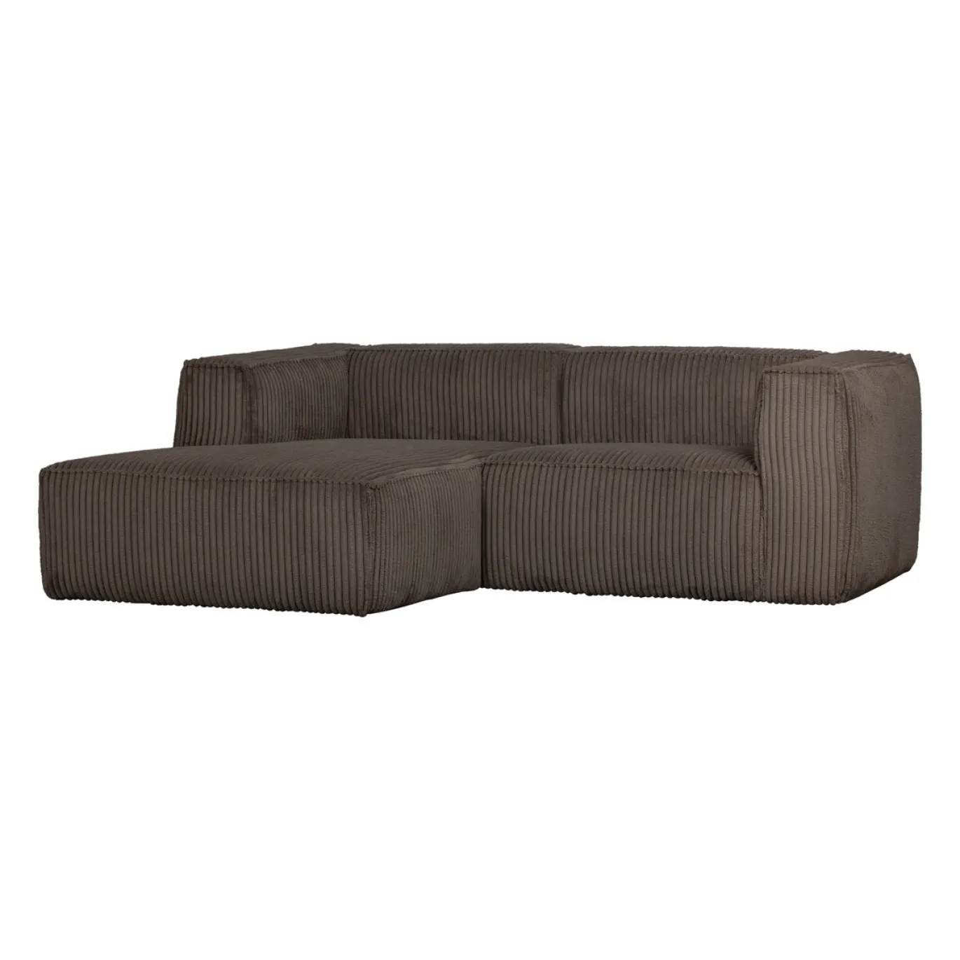 Woood Chaise Longue Bank Bean Links Ribstof Mud