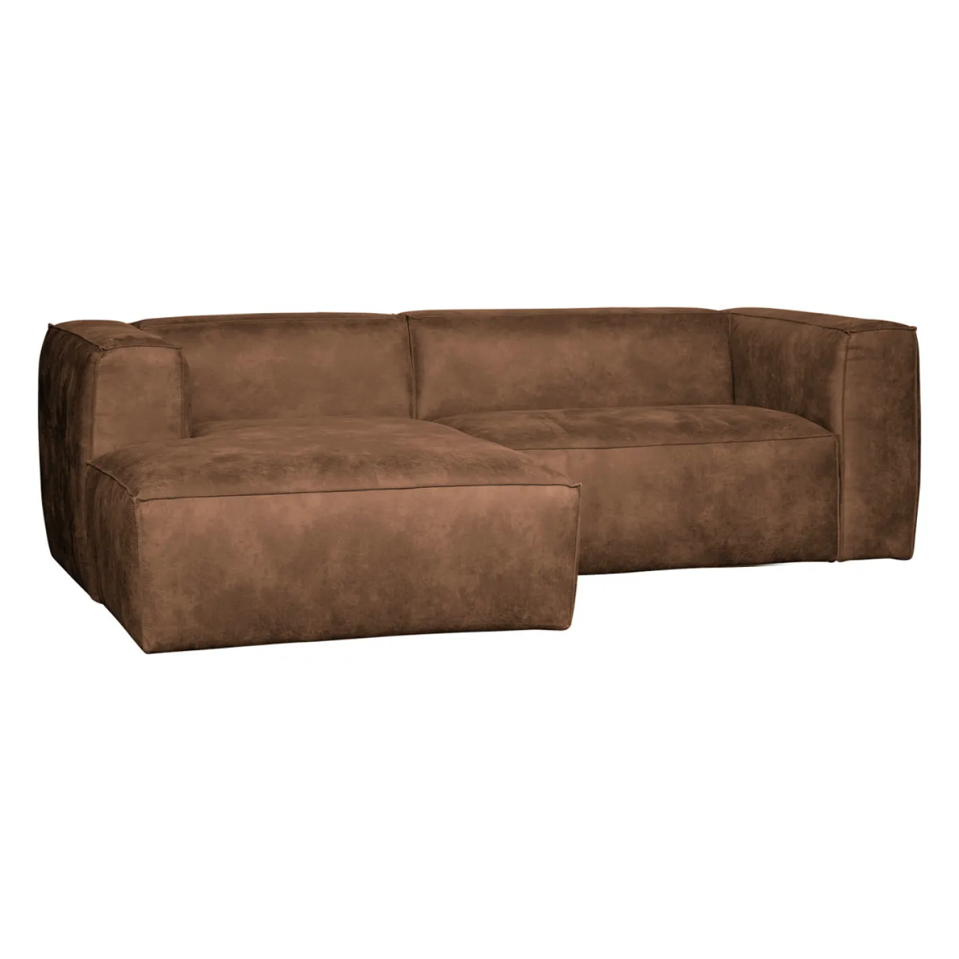 Woood Chaise Longue Bank Bean Links Ecoleer Cognac