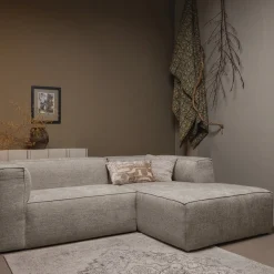 Woood Chaise Longue Bank Bean Rechts Grove Travertin