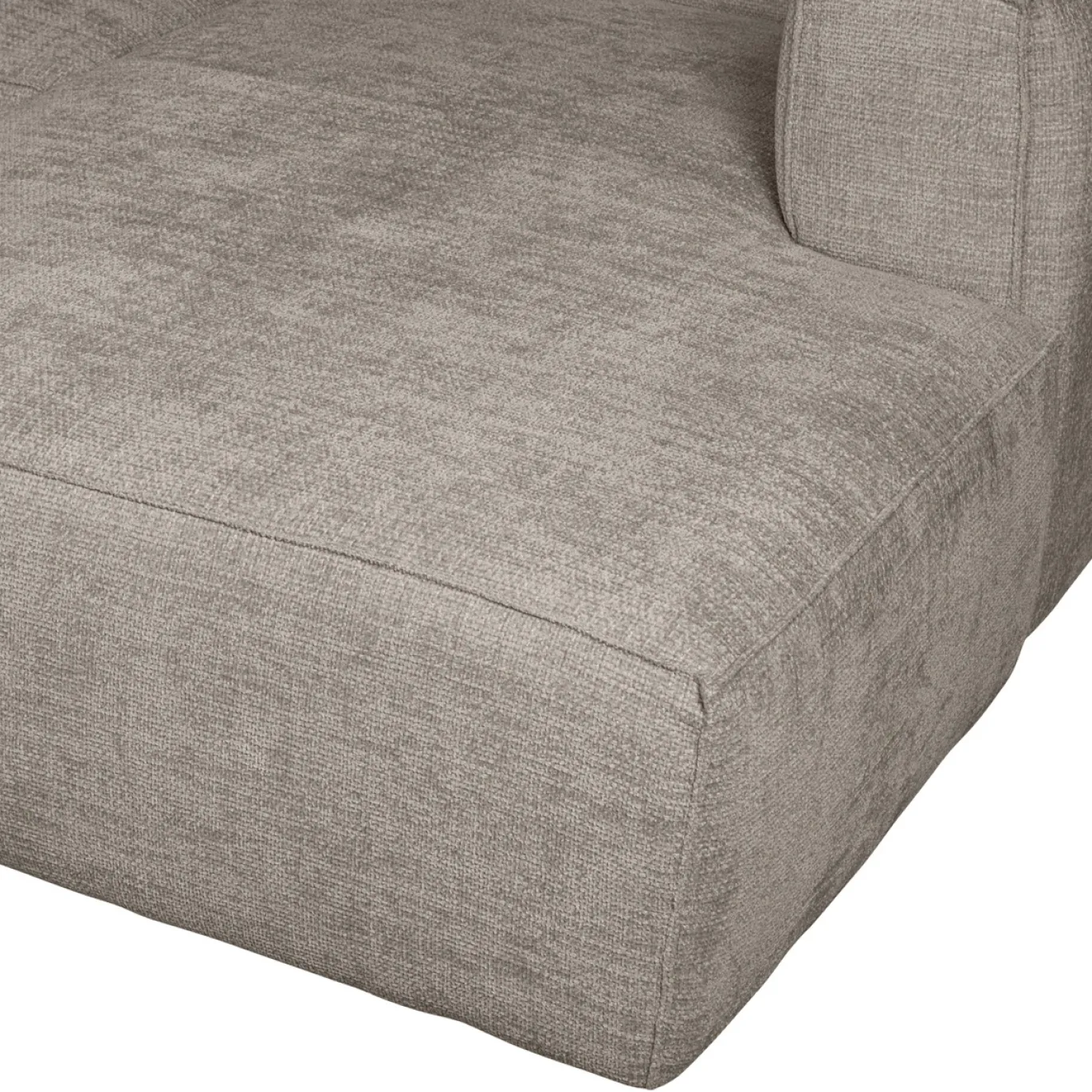 Woood Chaise Longue Bank Bean Rechts Grove Travertin