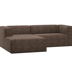 Woood Chaise Longue Bank Bean Links Bruin Melange
