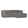 Woood Chaise Longue Bank Bean Rechts Ribstof Terrazzo