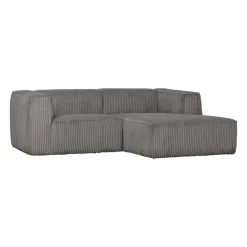 Woood Chaise Longue Bank Bean Rechts Ribstof Terrazzo