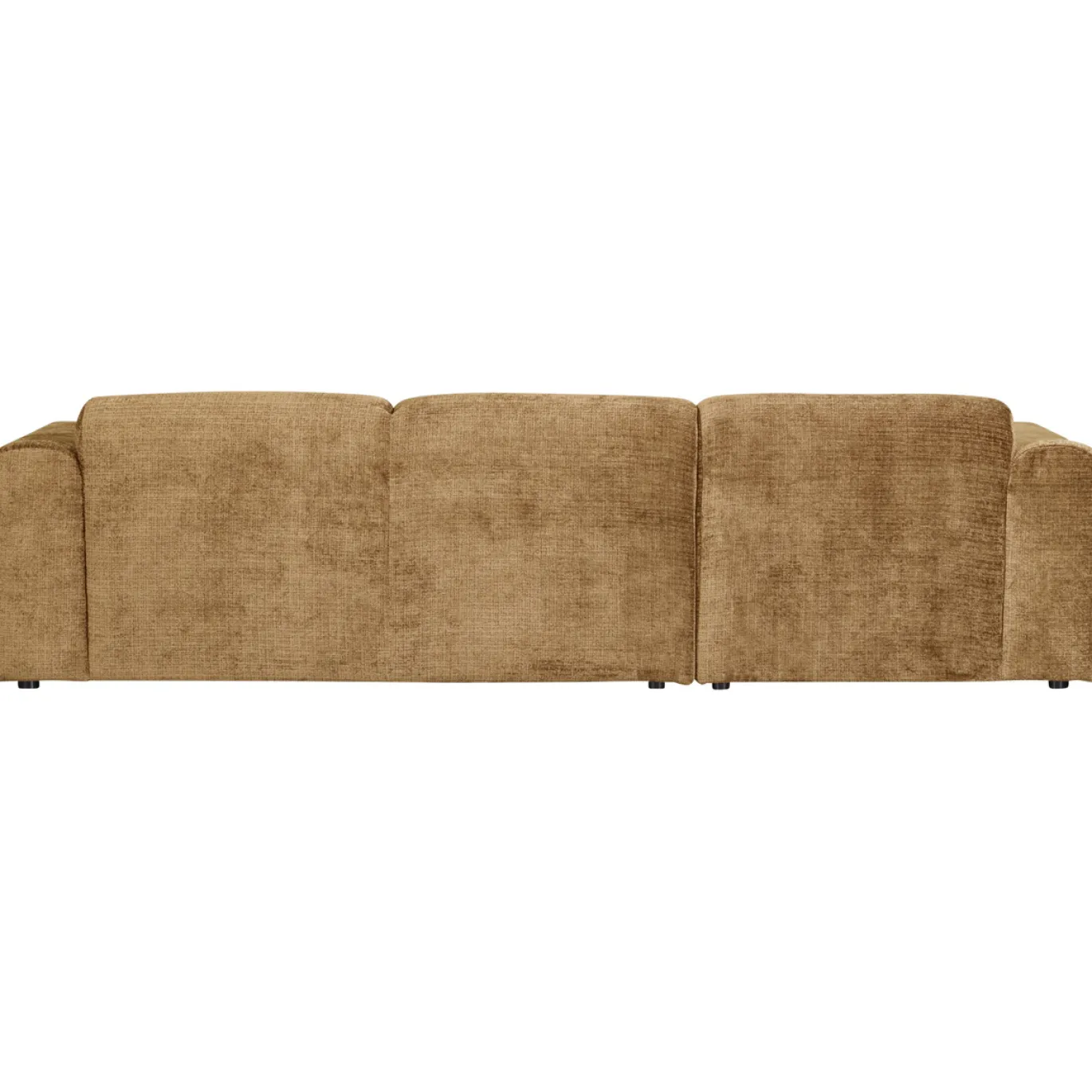Woood Chaise Longue Bank Cloud Links Chenille Honinggeel