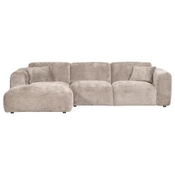 Woood Chaise Longue Bank Cloud Links Chenille Naturel
