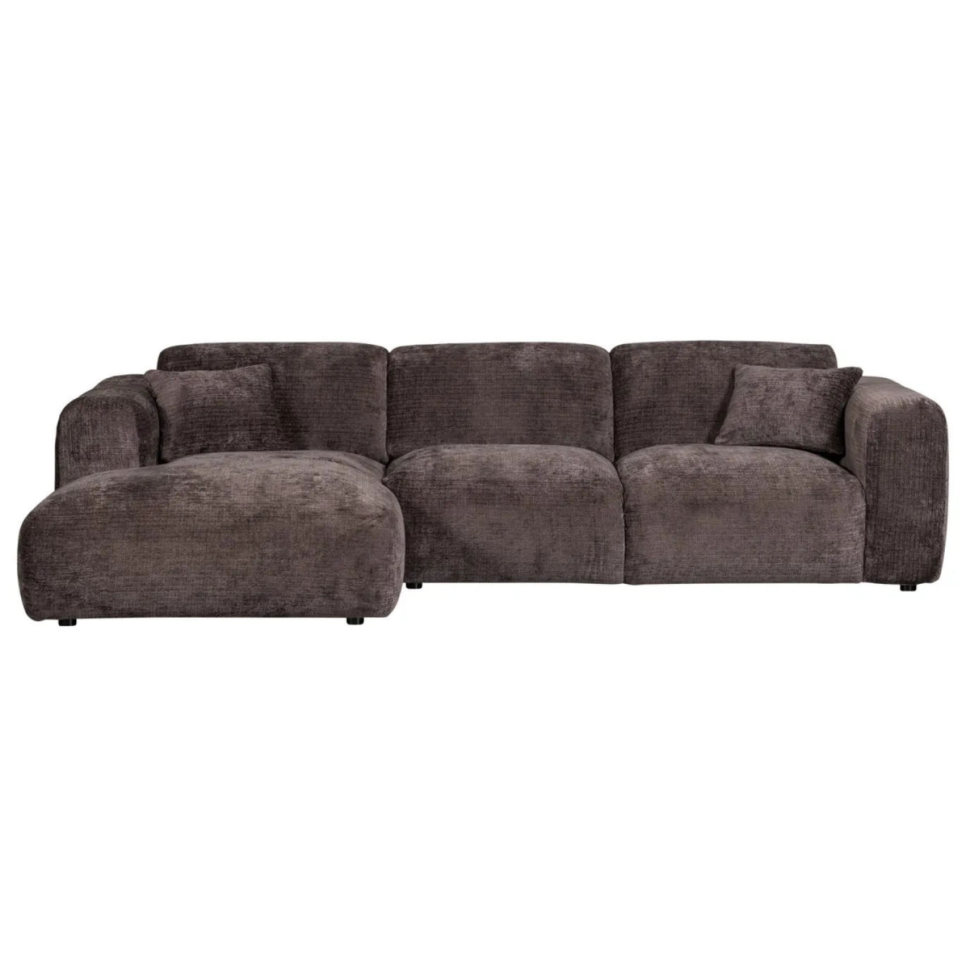 Woood Chaise Longue Bank Cloud Links Chenille Warmbruin