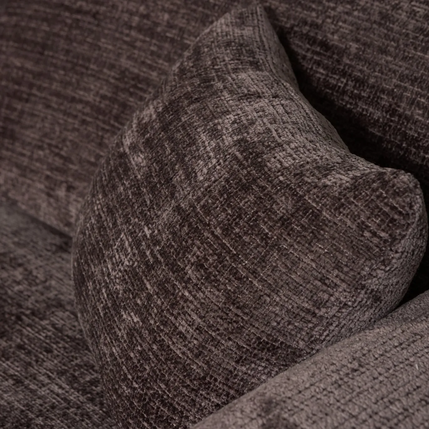 Woood Chaise Longue Bank Cloud Links Chenille Warmbruin