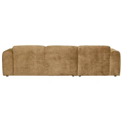 Woood Chaise Longue Bank Cloud Links Chenille Honinggeel