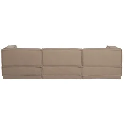 Woood Chaise Longue Bank Manu Links Teddy Taupe