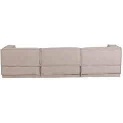 Woood Chaise Longue Bank Manu Links Grove Chenille Naturel