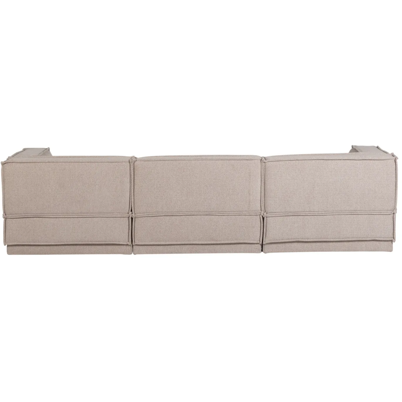 Woood Chaise Longue Bank Manu Links Grove Chenille Naturel