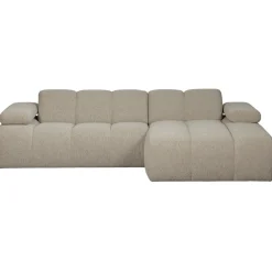Woood Chaise Longue Bank Mojo Rechts Bouclé Beige