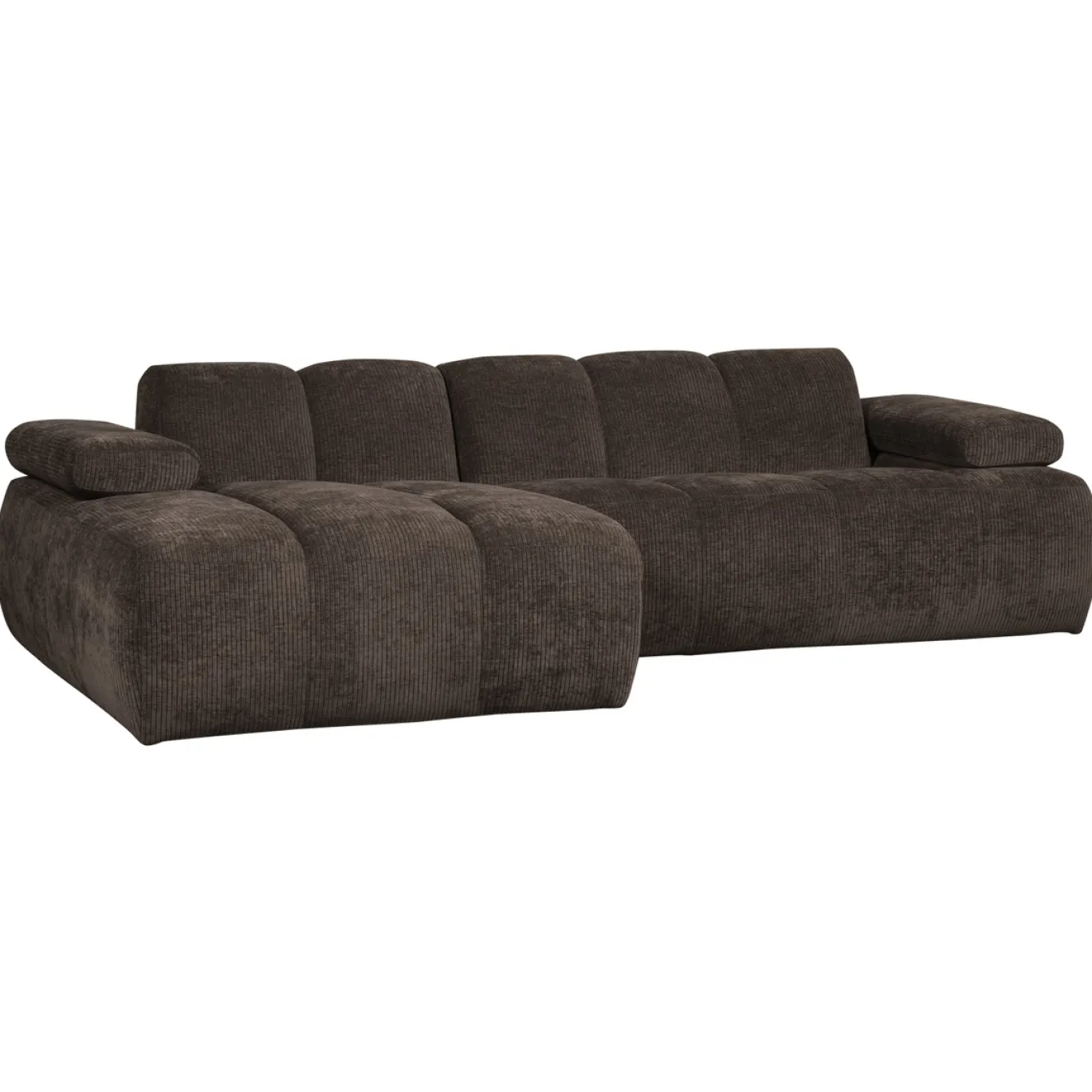 Woood Chaise Longue Bank Mojo Links Ribstof Bruin