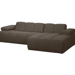 Woood Chaise Longue Bank Mojo Rechts Bouclé Bruin