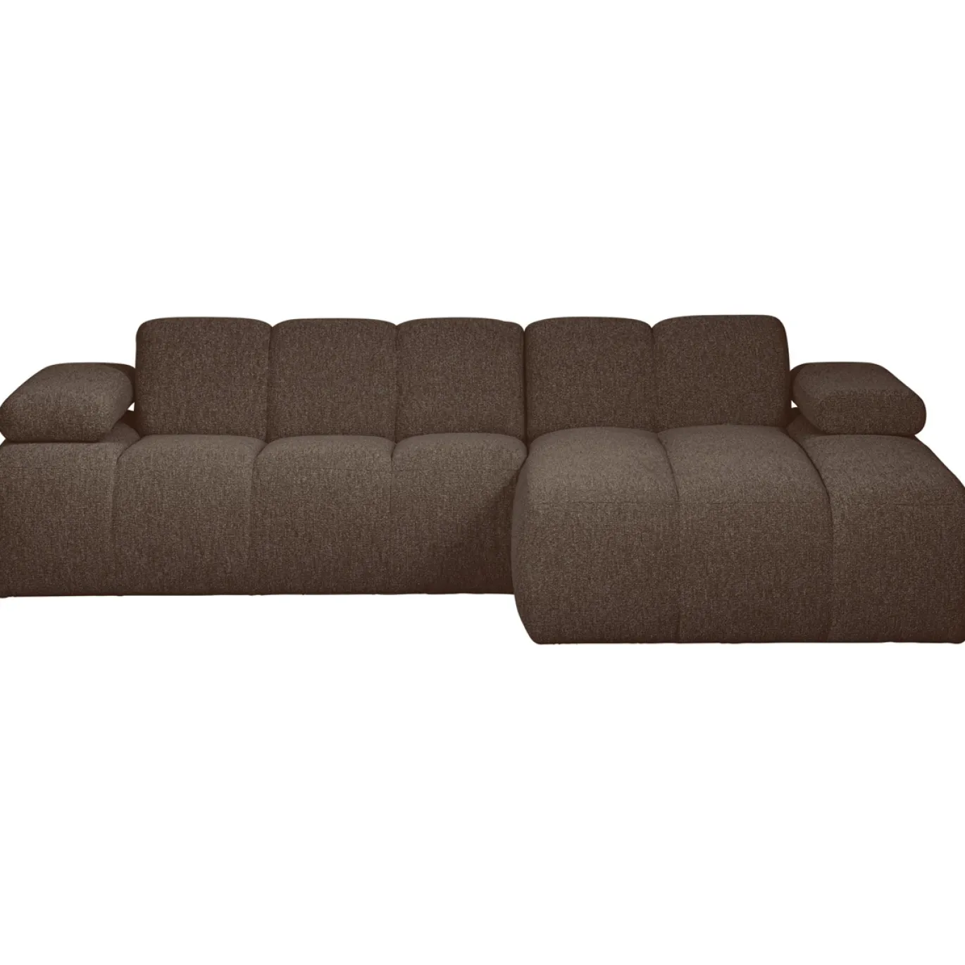 Woood Chaise Longue Bank Mojo Rechts Bouclé Bruin