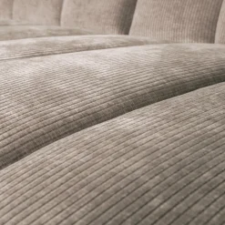 Woood Chaise Longue Bank Mojo Rechts Ribstof Donker Zand
