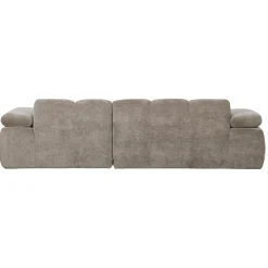Woood Chaise Longue Bank Mojo Rechts Ribstof Donker Zand