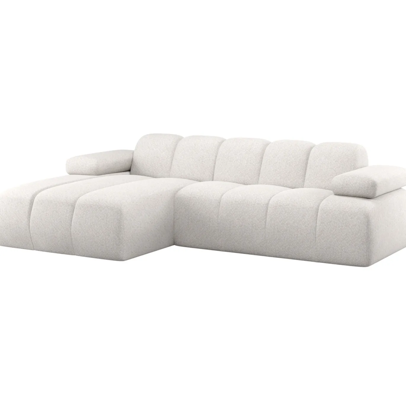 Woood Chaise Longue Bank Mojo Links Wollig Ecru