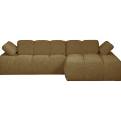 Woood Chaise Longue Bank Mojo Rechts Bouclé Geel/Bruin