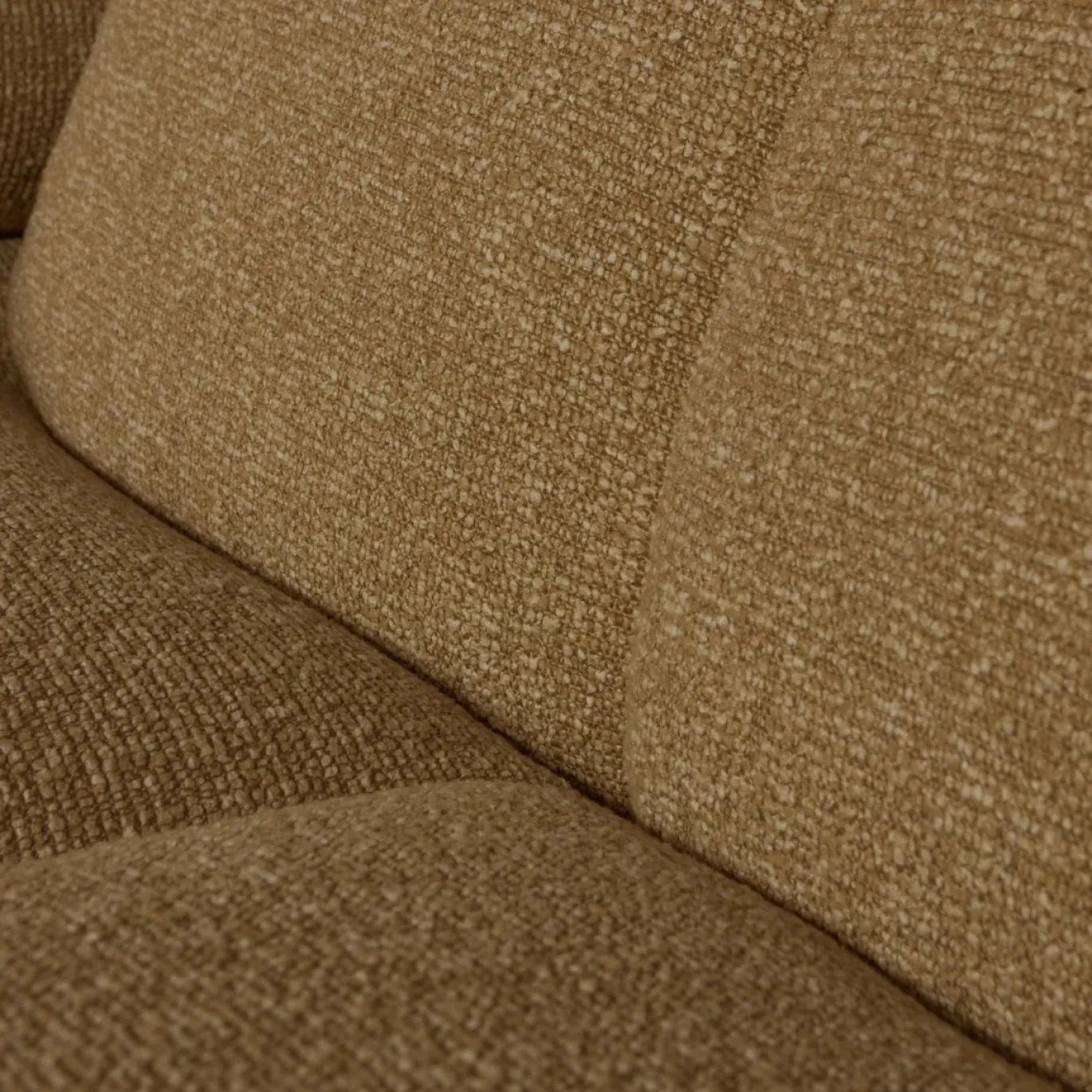 Woood Chaise Longue Bank Mojo Rechts Bouclé Geel/Bruin