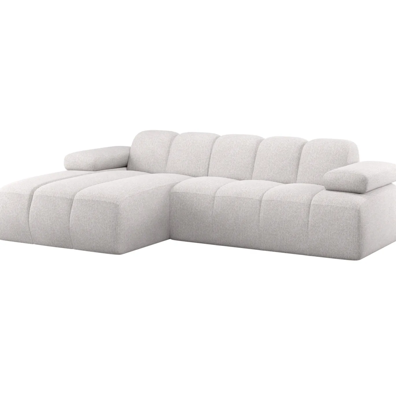 Woood Chaise Longue Bank Mojo Links Bouclé Ecru Melange