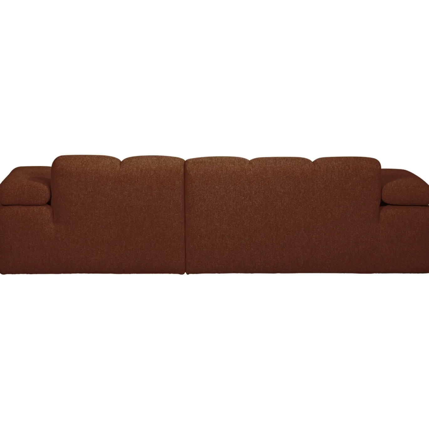 Woood Chaise Longue Bank Mojo Rechts Bouclé Roestbruin