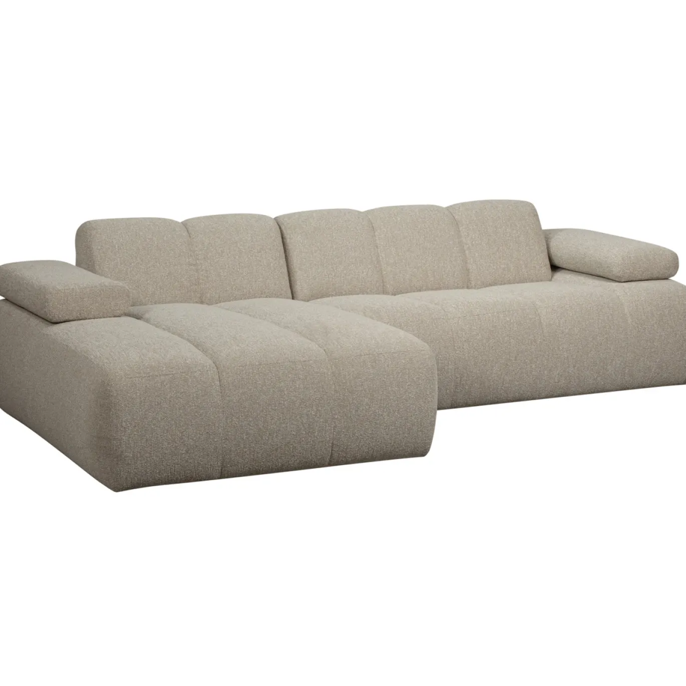 Woood Chaise Longue Bank Mojo Links Bouclé Beige