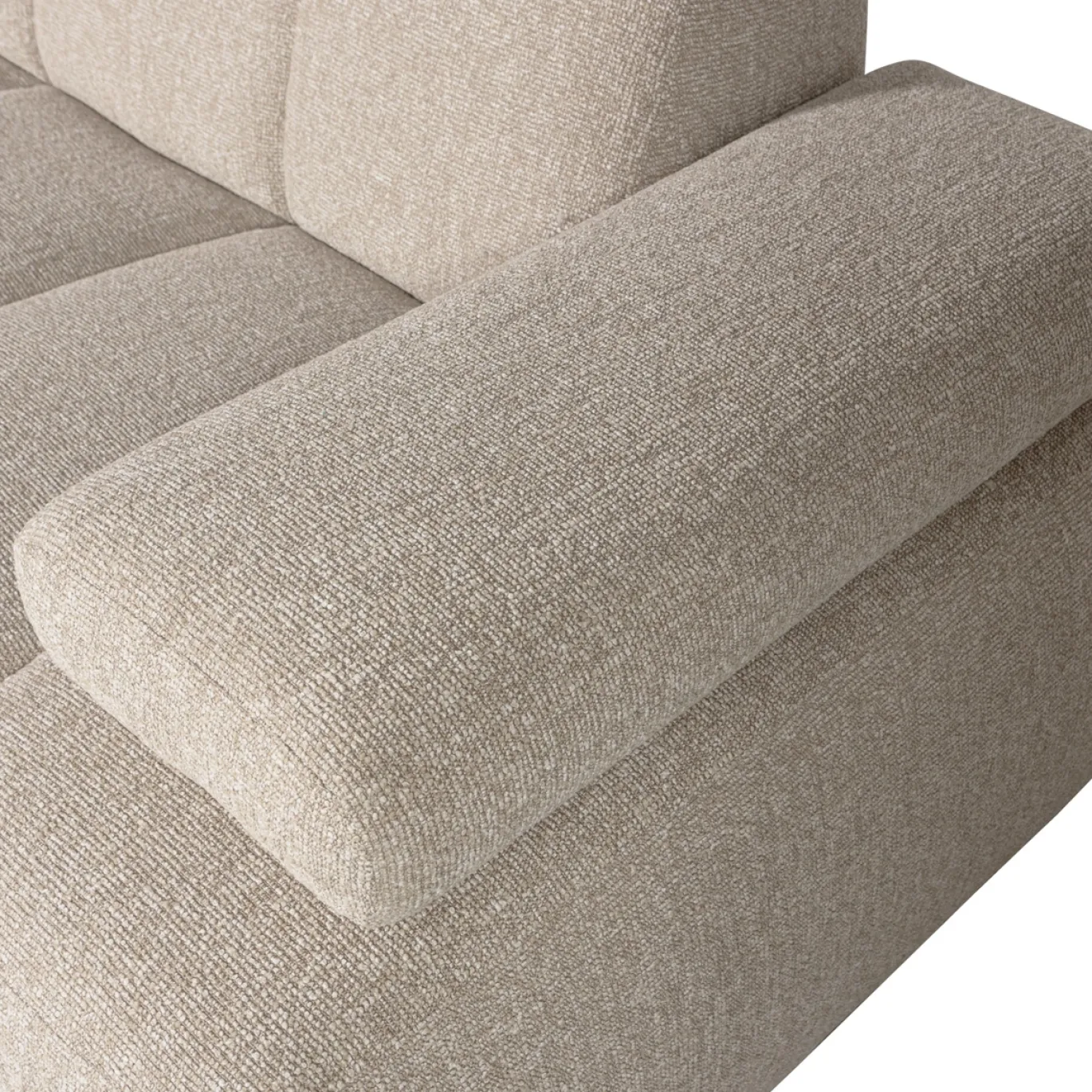 Woood Chaise Longue Bank Mojo Links Bouclé Beige