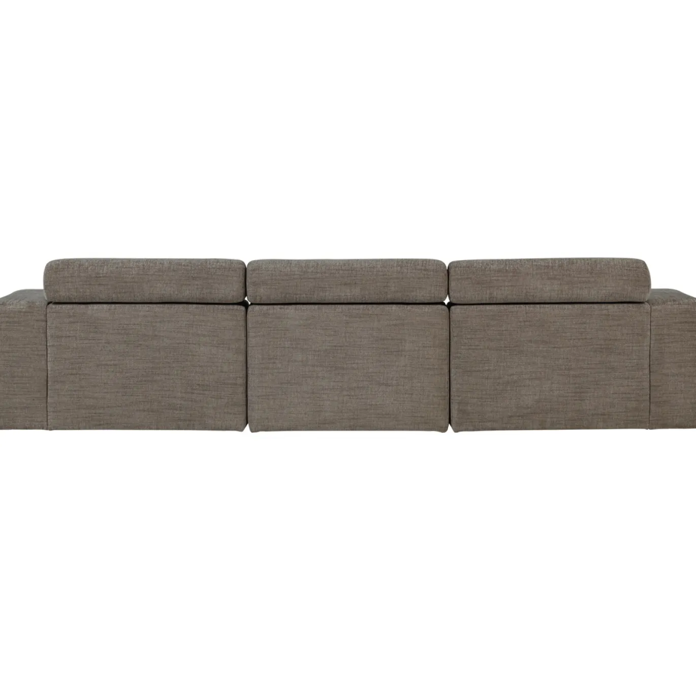 Woood Chaise Longue Bank Novi Links Grijs Melange