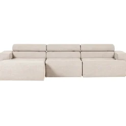 Woood Chaise Longue Bank Novi Links Bouclé Naturel
