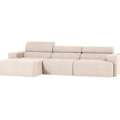 Woood Chaise Longue Bank Novi Links Bouclé Naturel