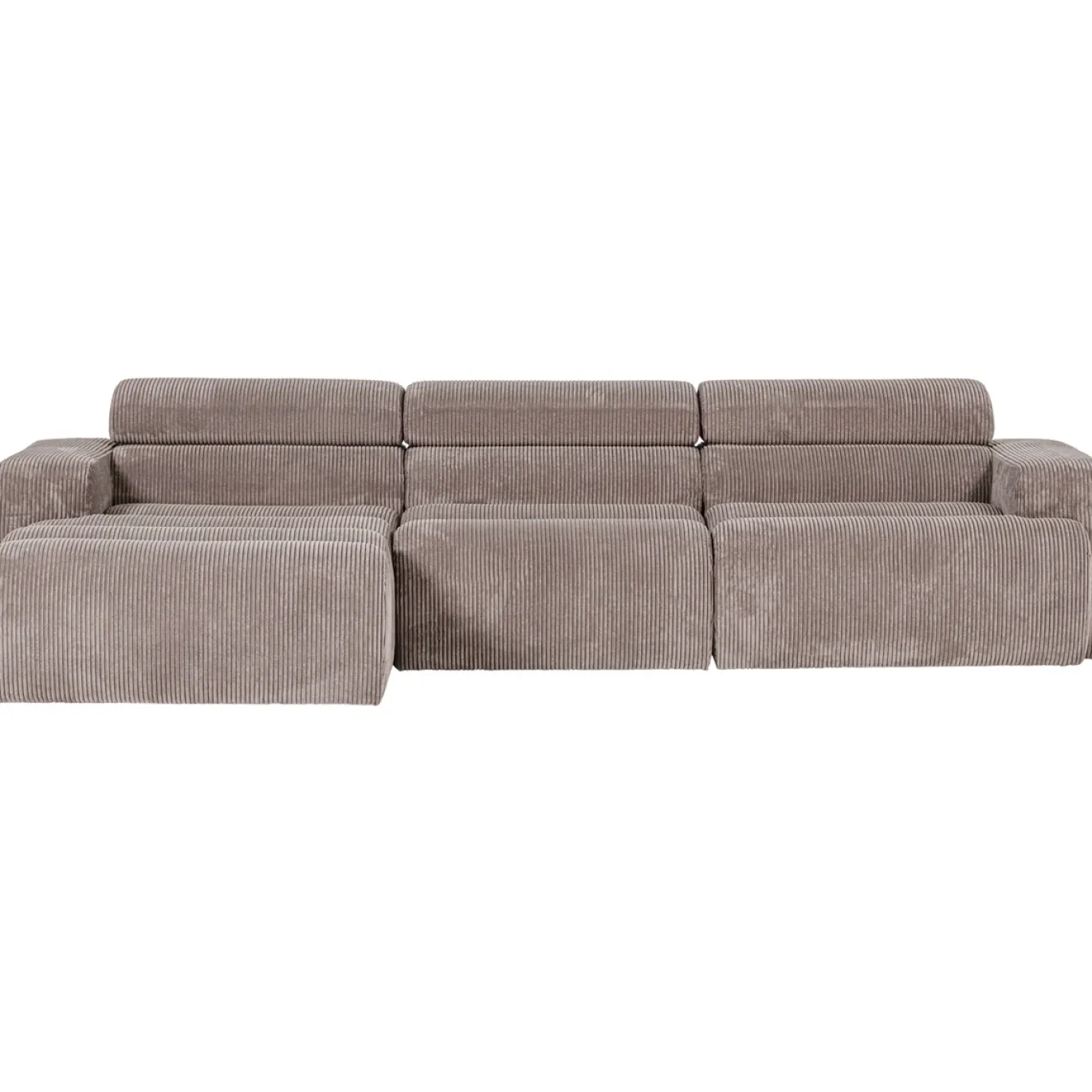 Woood Chaise Longue Bank Novi Links Ribstof Zand
