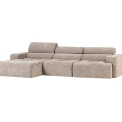 Woood Chaise Longue Bank Novi Links Naturel Melange