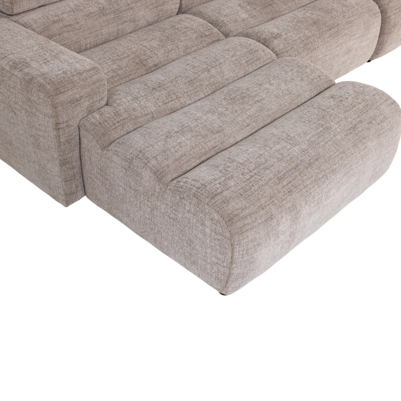 Woood Chaise Longue Bank Novi Links Naturel Melange