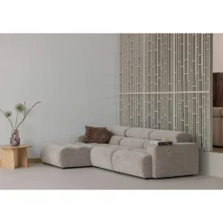 Woood Chaise Longue Bank Novi Links Naturel Melange