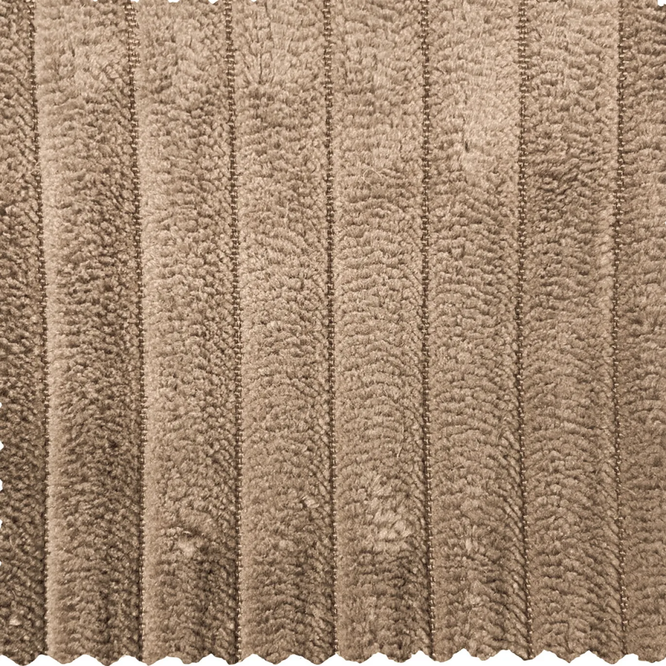 Woood Chaise Longue Bank Novi Links Ribstof Taupe
