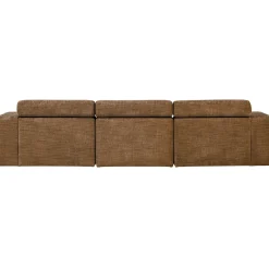 Woood Chaise Longue Bank Novi Links Karamelbruin Melange