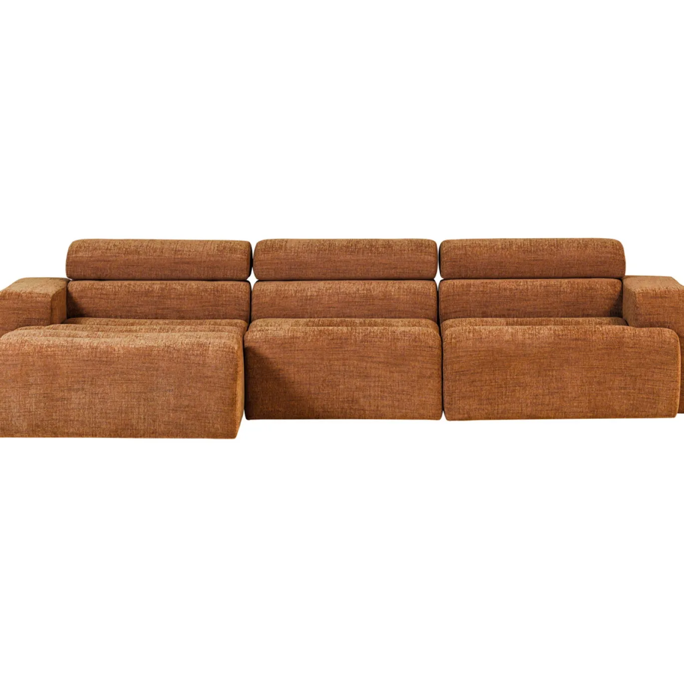 Woood Chaise Longue Bank Novi Links Oranje Melange